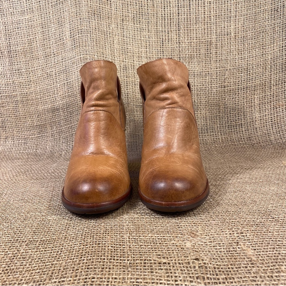 Korks ease Ankle boots booties soft leather brown Leather cushioned 10 M - Picture 7 of 10